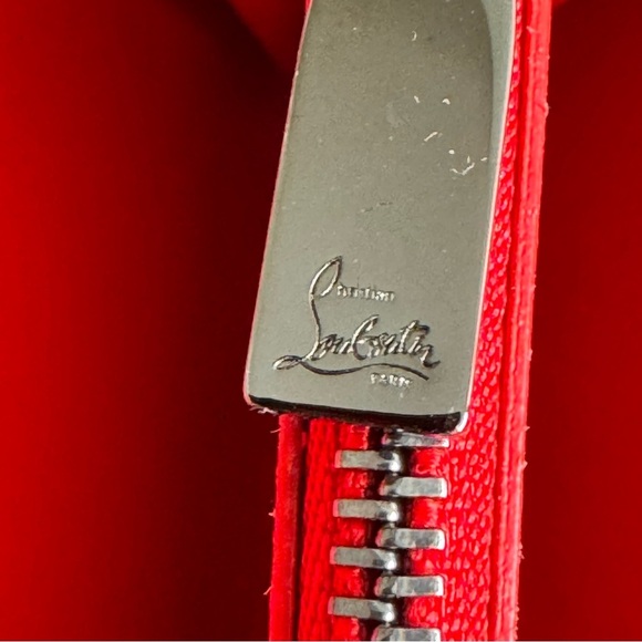 Christian Louboutin Panettone Wallet - Grained Calf Leather Loubinthesky Spikes - Picture 8 of 14